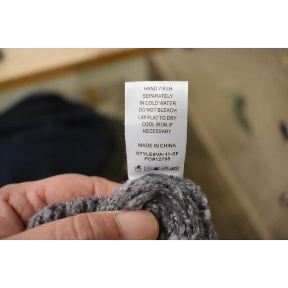 Women's Fate Mauve Purple Chinky Knit Sweater Size L - Picture 7 of 8